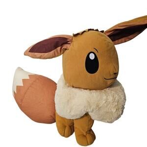 Pokemon Eevee Plush Squishy Toy 20" Toy Factory Large Stuffed Animal Nintendo